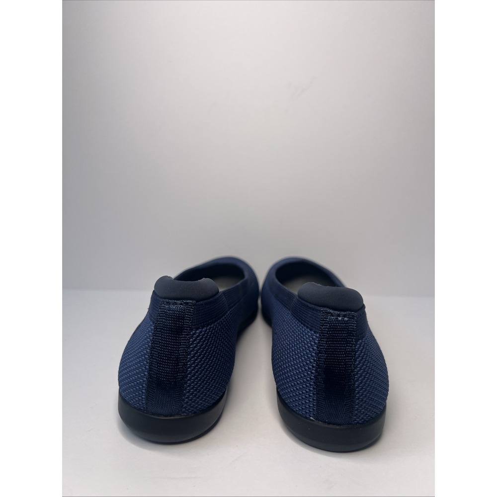 Clarks Cloudsteppers Womens 8.5M Navy Knit Ballet Flats Cushion Soft NWOT - Picture 5 of 16